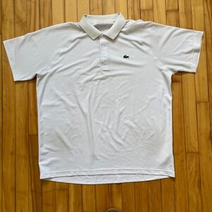 Lacoste Sport Mens 3XL White Regular Fit Performance Polo Shirt FR 8 FA13487